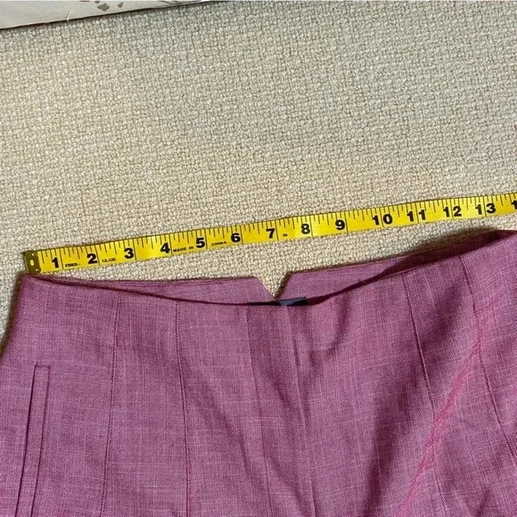 Worthington Straight Leg High Waisted Dress Pant in Pink Women’s 2 - Picture 7 of 7